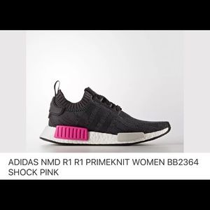 Adidas nmd r1 Black/Pink Size US 6
